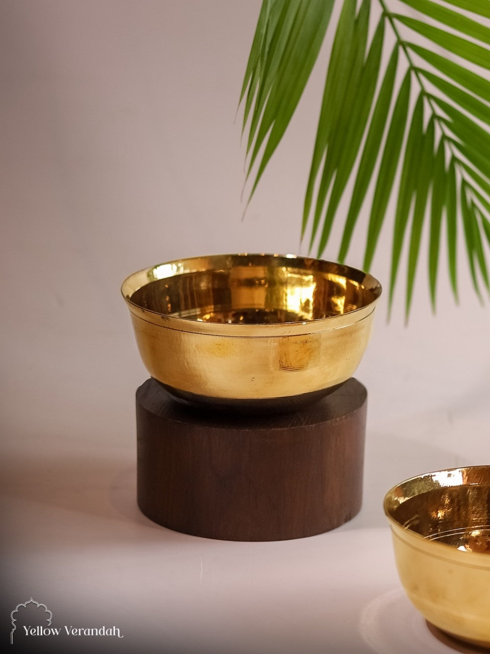 Pure Brass Serving Bowl - 6" Dia
