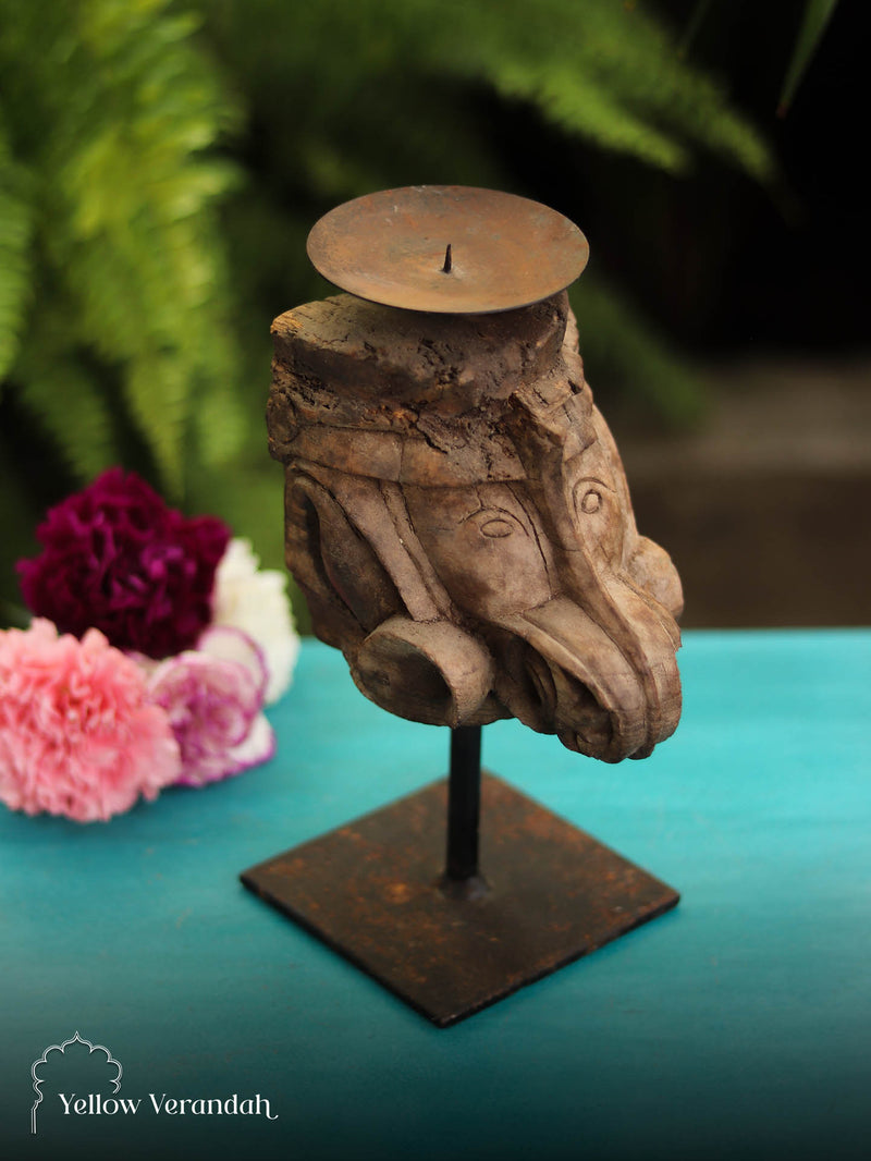 Wooden Candle Stand