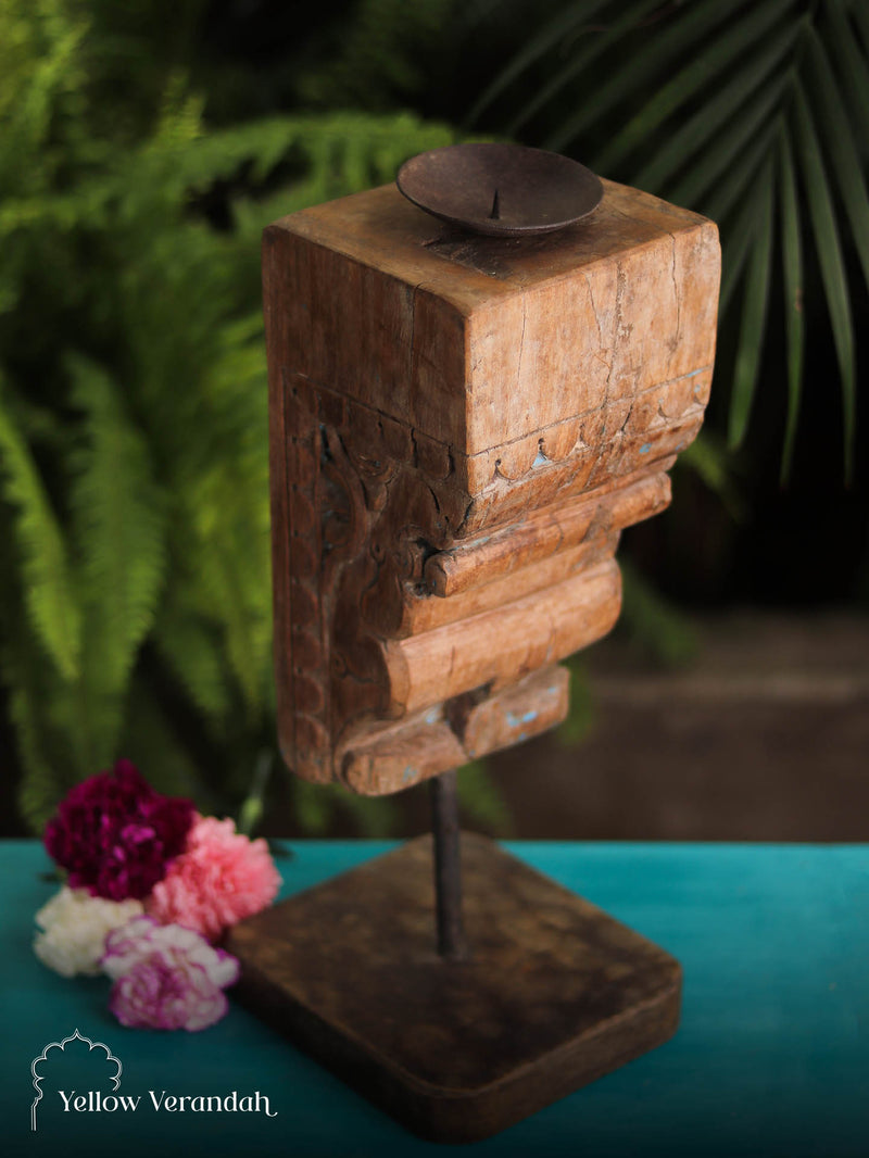 Wooden Candle Stand