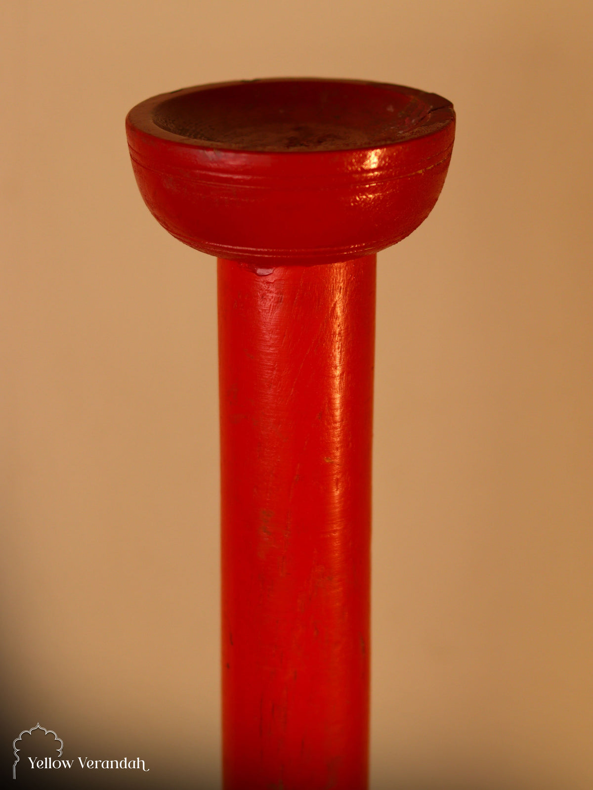 Antique Wooden Candle Stand
