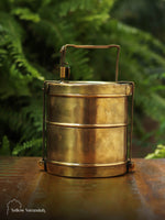 Vintage Brassware - 2 Tier Lunch Box