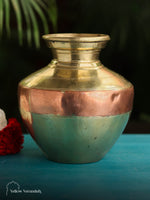 Vintage Brass Copper Pot