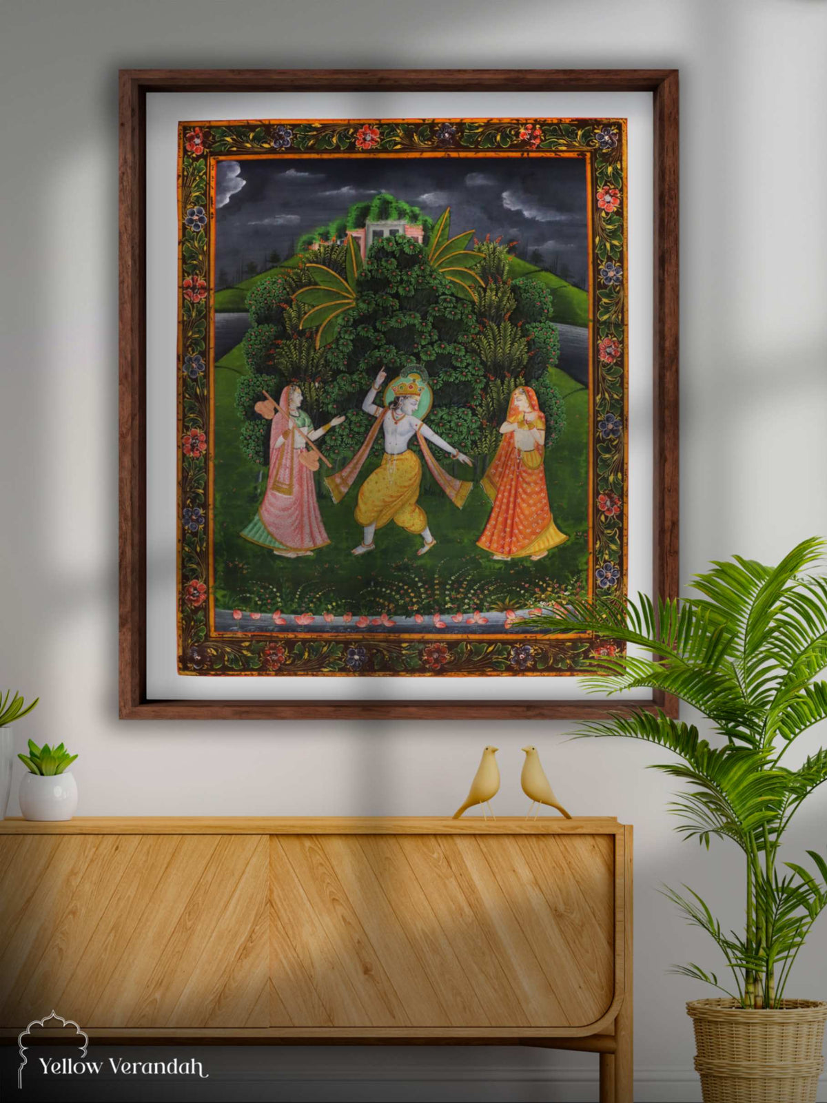 Krishna and Radha Original Painting 