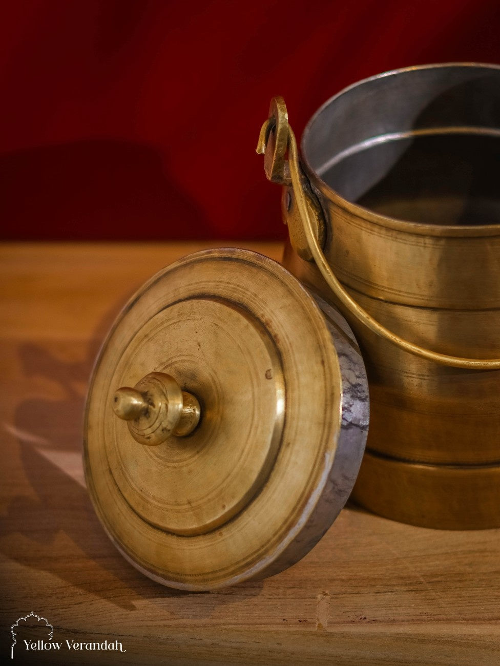 Vintage Brass Box With Lid