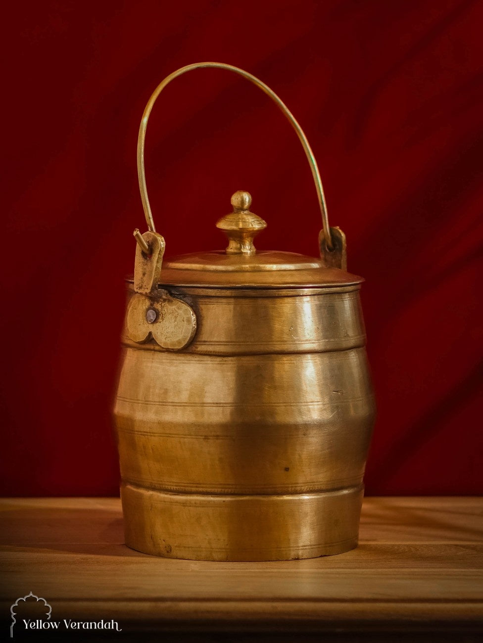 Vintage Brass Box With Lid