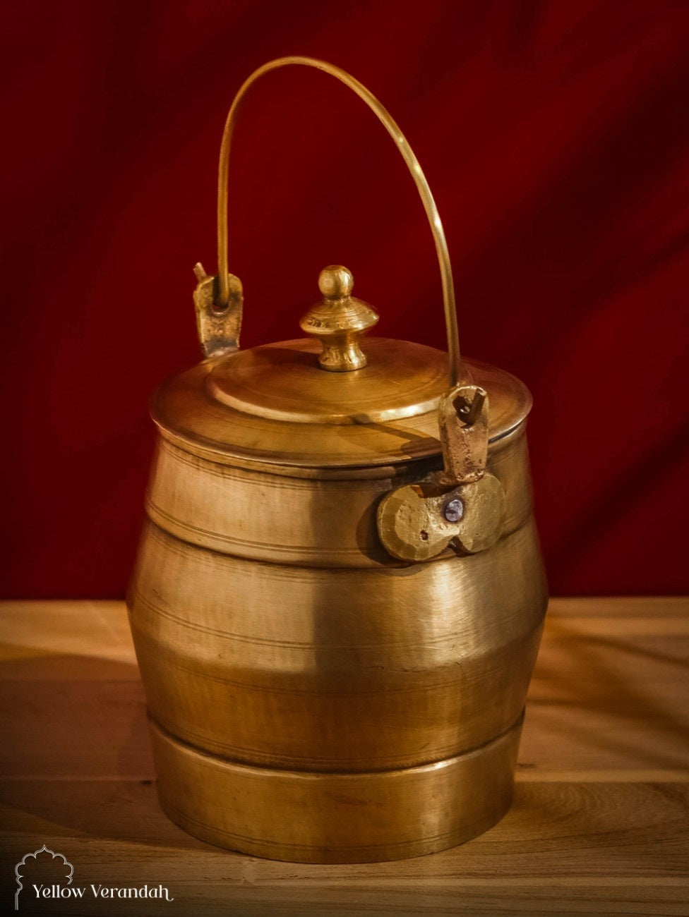 Vintage Brass Box With Lid