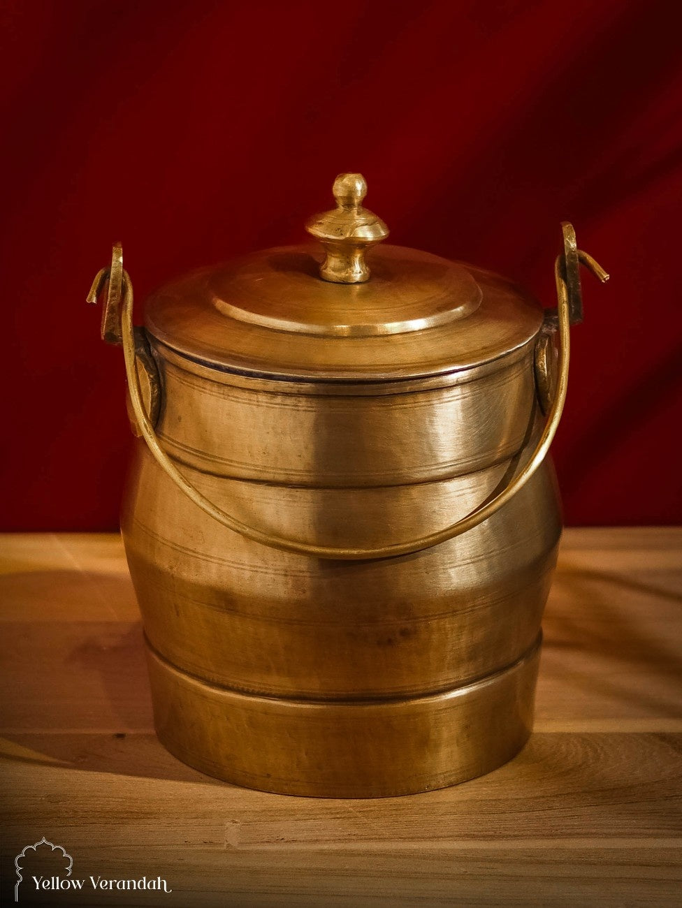 Vintage Brass Box With Lid