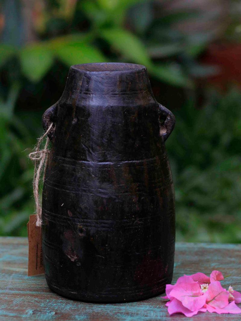 Antique Wooden Pot