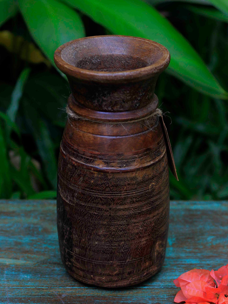 Antique Wooden Pot