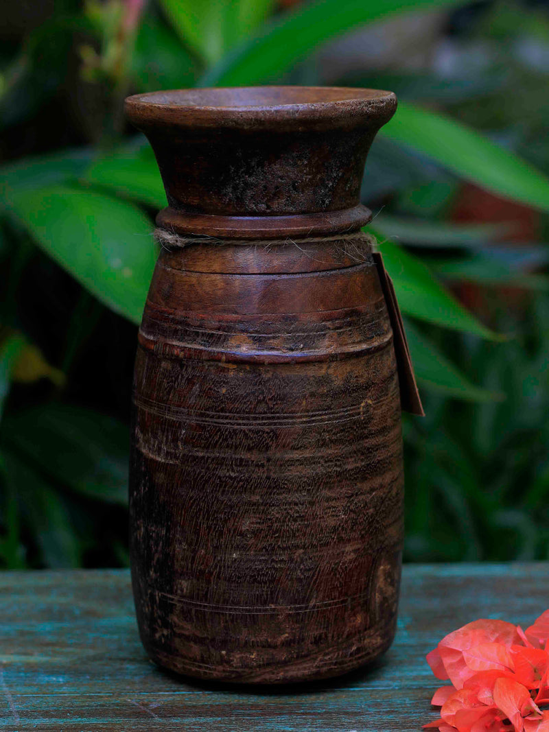 Antique Wooden Pot