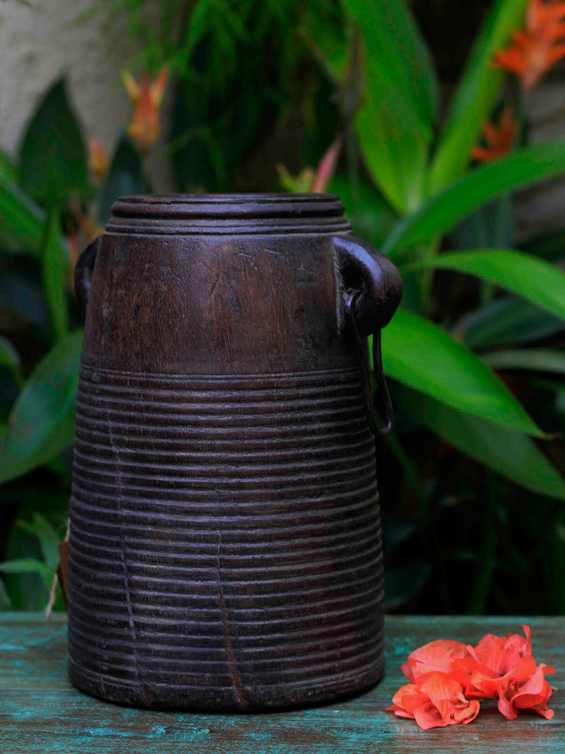 Antique Wooden Pot