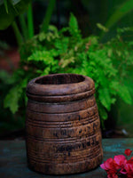 Antique Wooden Pot