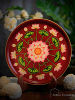 Pichwai Handpainted Wall Plate - 10"HI