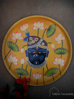 Pichwai Handpainted Wall Plate - 8"