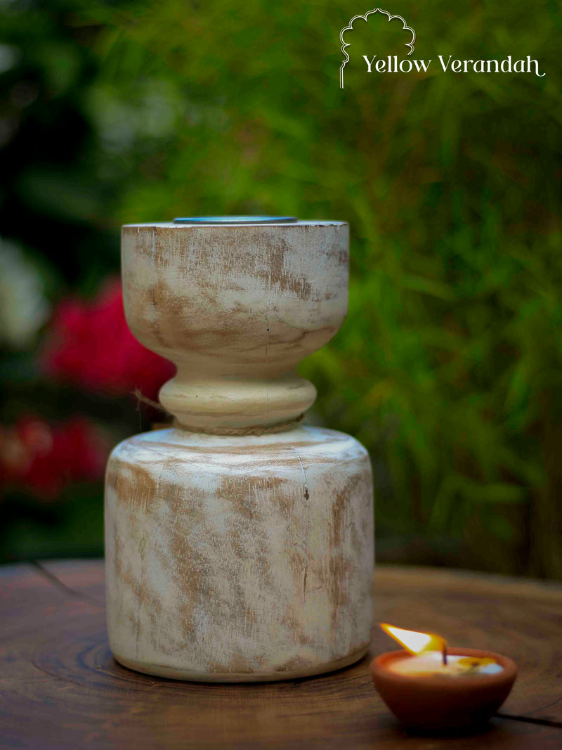 Wooden Candle Stand