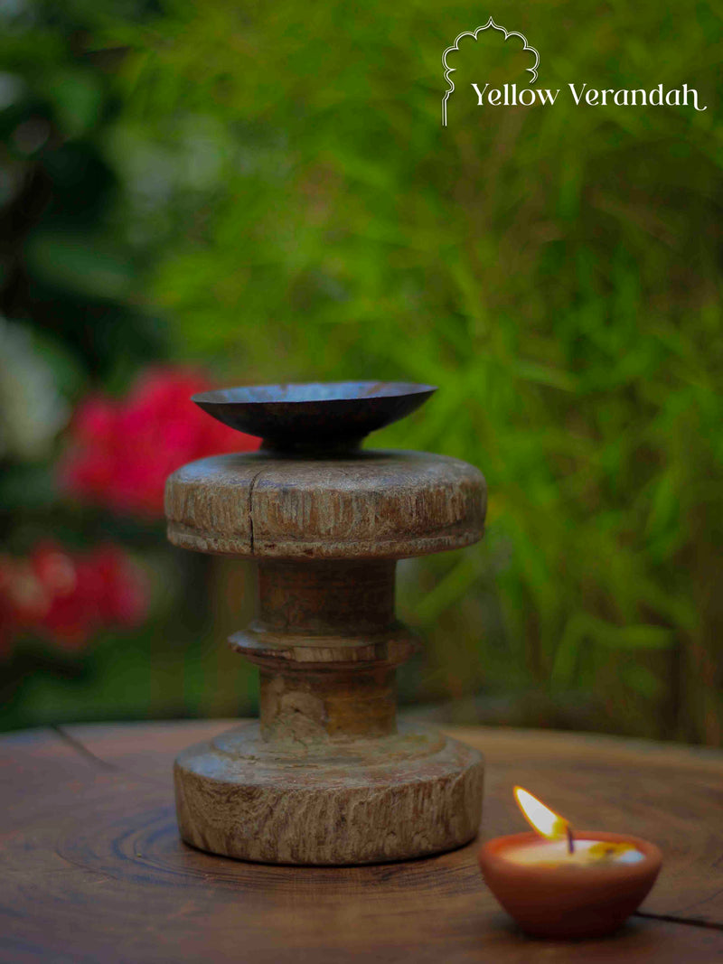 Wooden Candle Stand