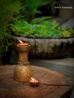 Wooden Candle Stand