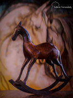 Antique Wooden Rocking Horse