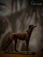 Antique Brass Dog Sculpture