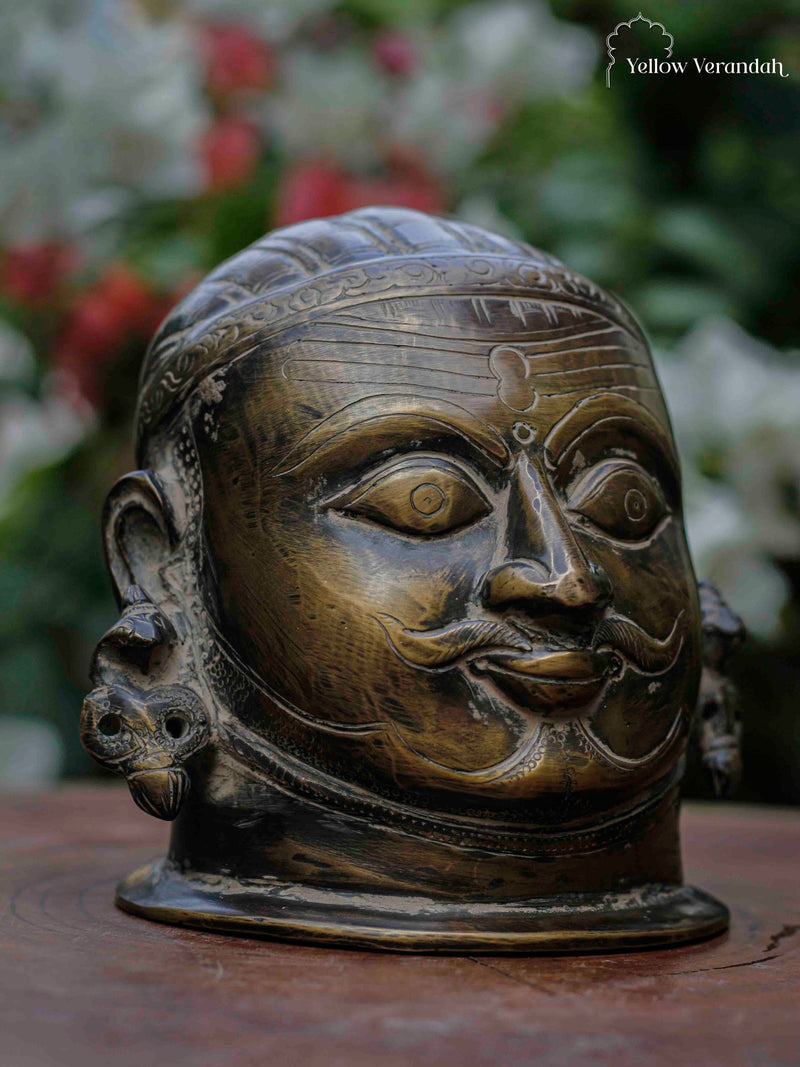 Vintage Brass Shiva