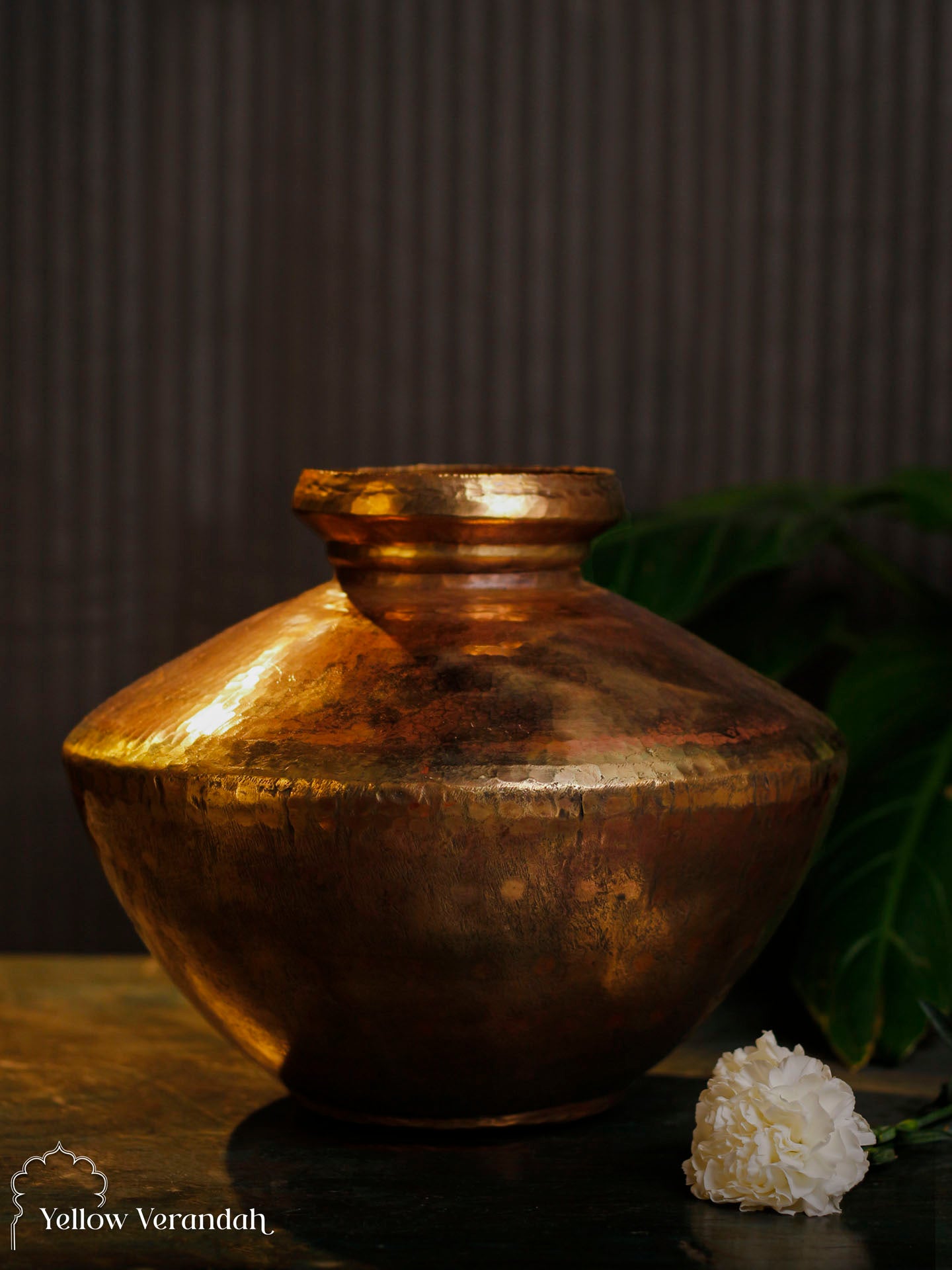 Vintage Copper Pot – Yellow Verandah