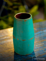 Antique Wooden Vase Pot
