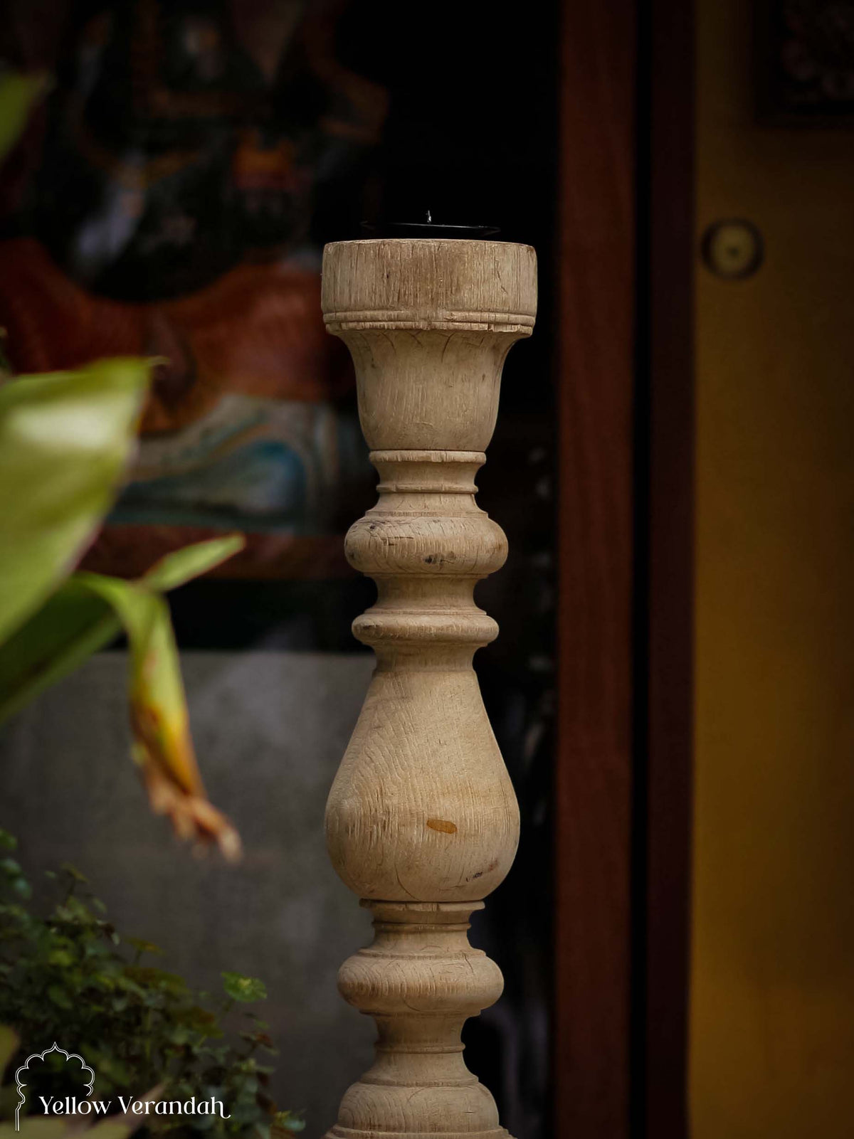 Wooden Candle Stand
