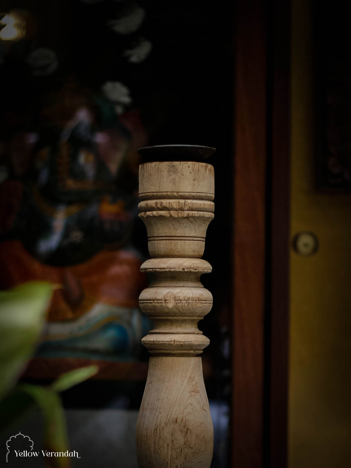 Wooden Candle Stand