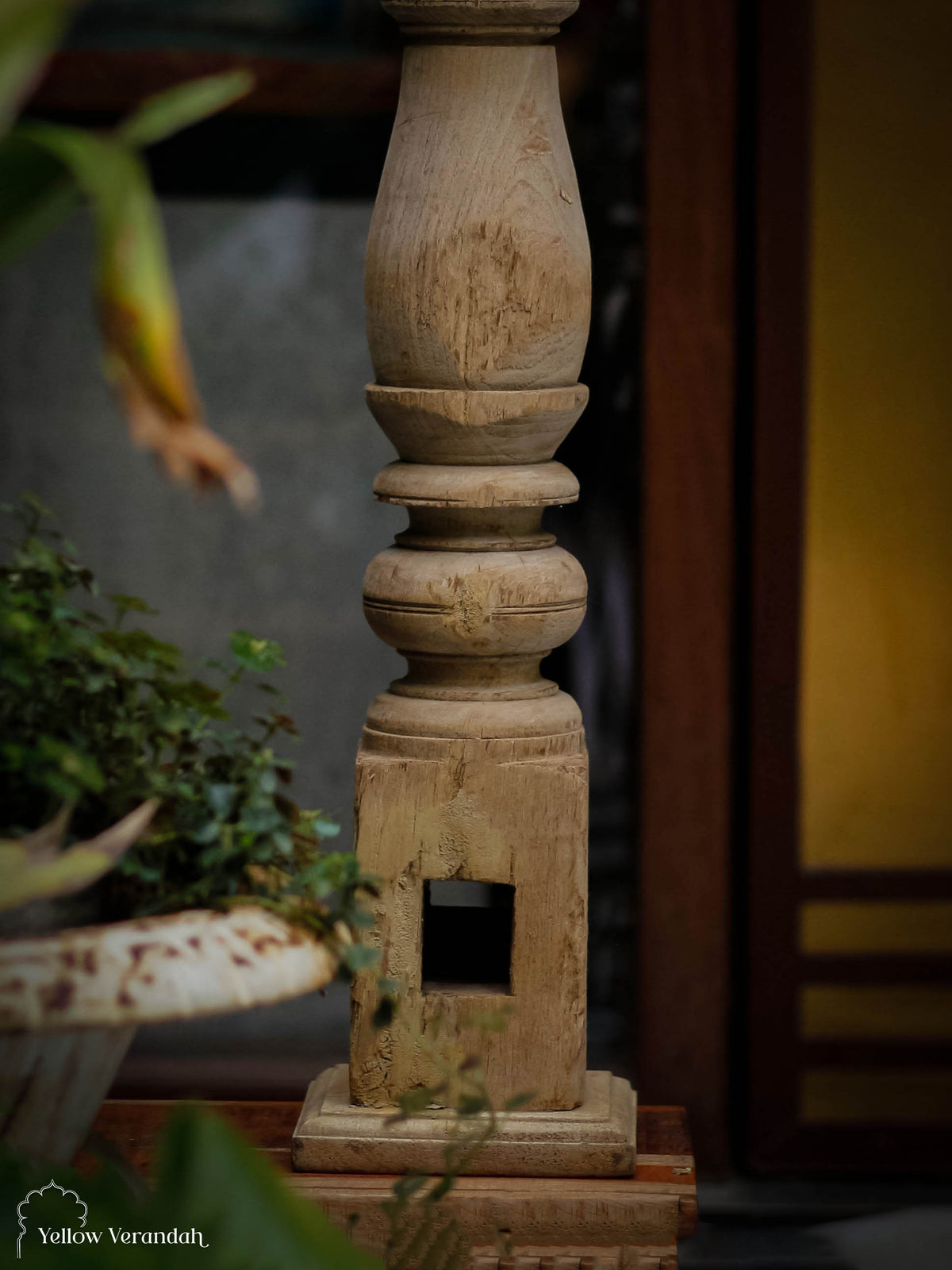 Wooden Candle Stand