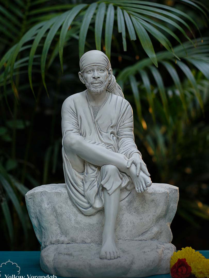 Marble Dust Sculpture - Sai Baba