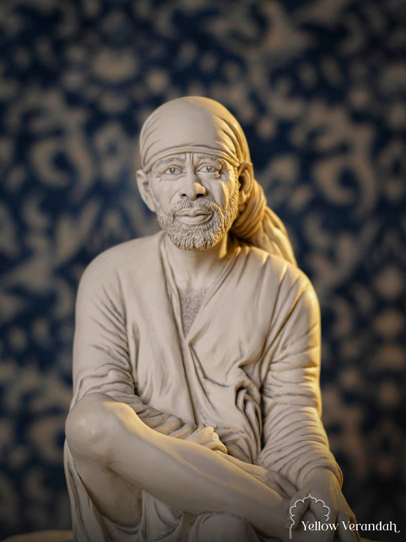 Marble Dust Sculpture - Sai Baba