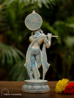 Marble Dust Sculpture - Krishna with flute