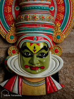 Marble Dust Sculpture - Kathakali Mask