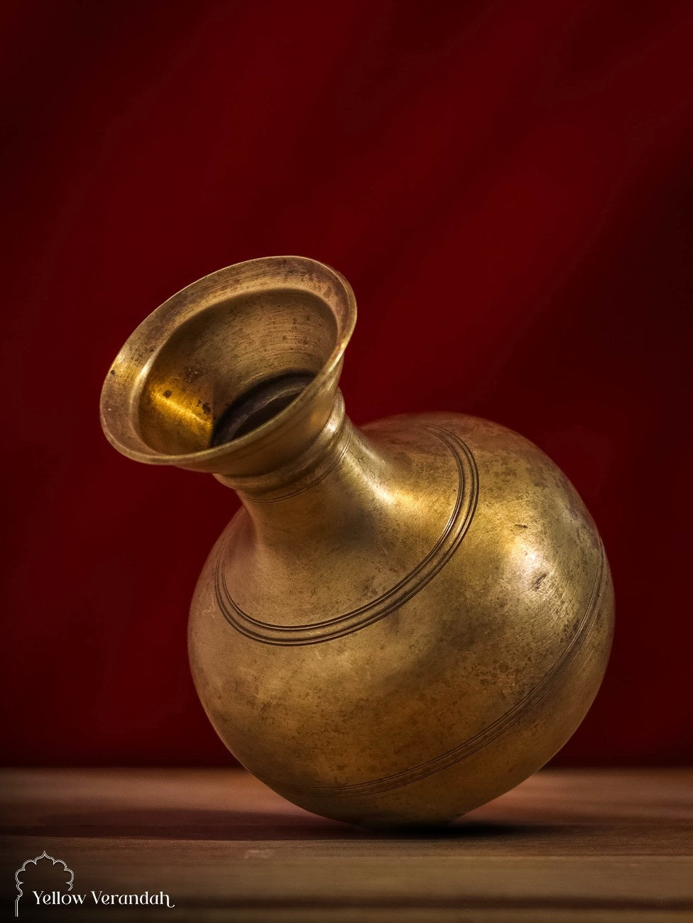 Vintage Brass Flower Vase