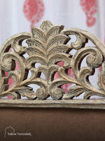 Mirror with Wood Carving Frame 