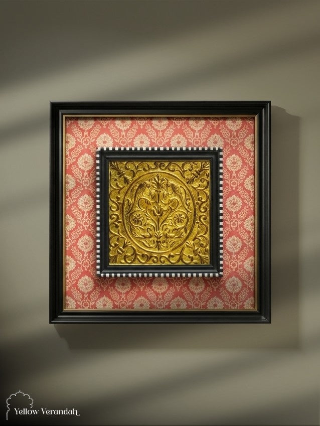 Brass Relief Art Wall Frame