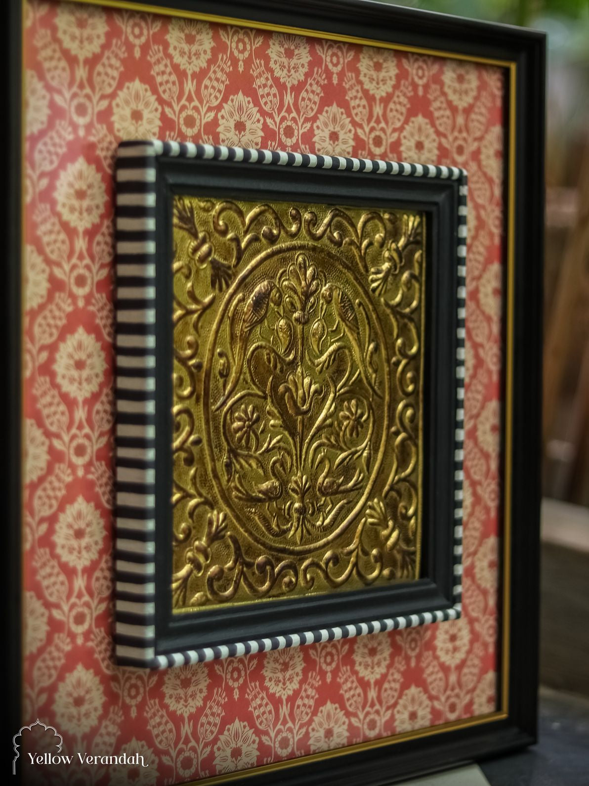 Brass Relief Art Wall Frame
