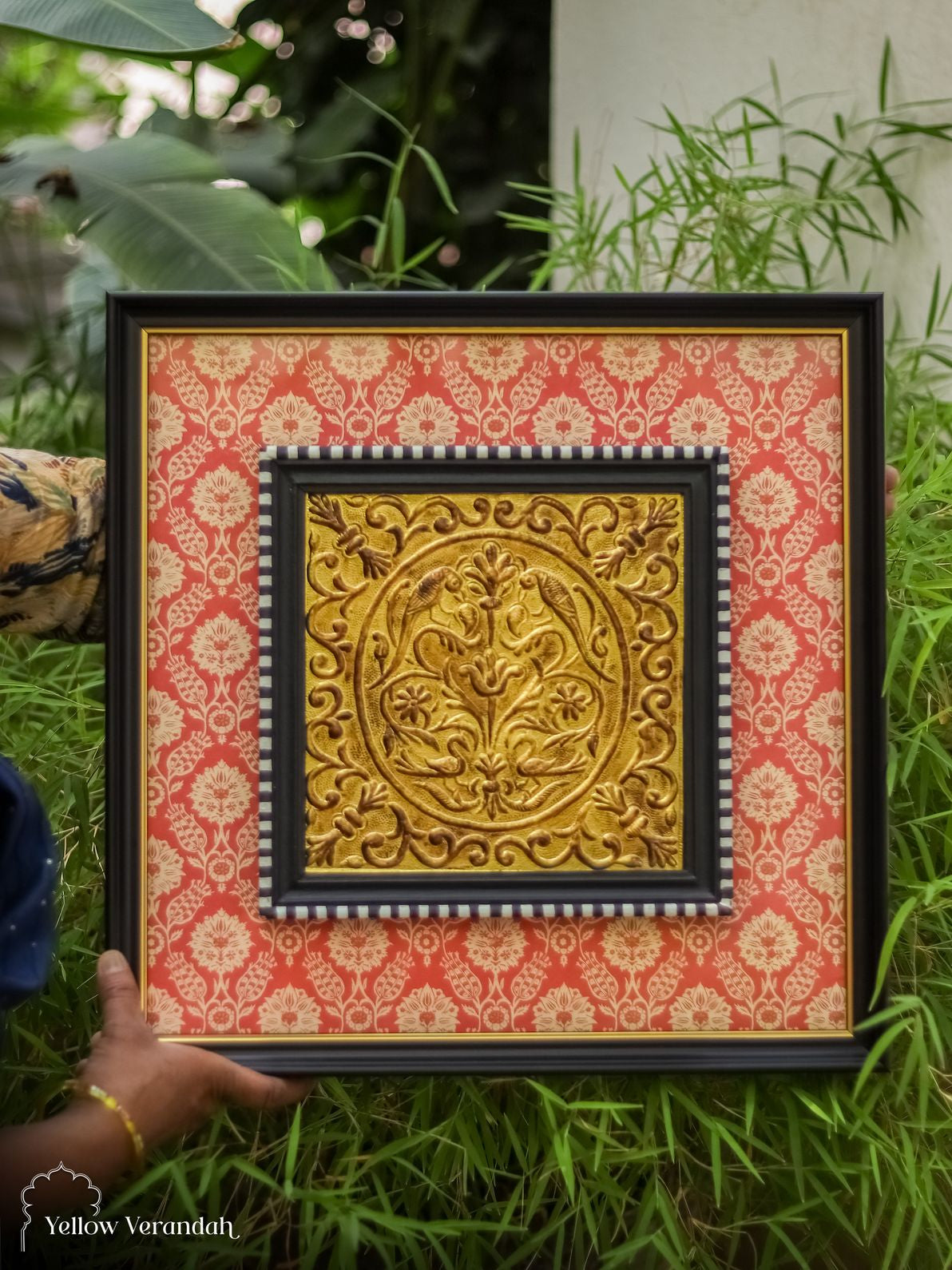 Brass Relief Art Wall Frame