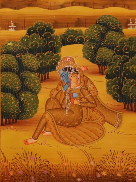 Original Radha Krishna Pichwai Painting 