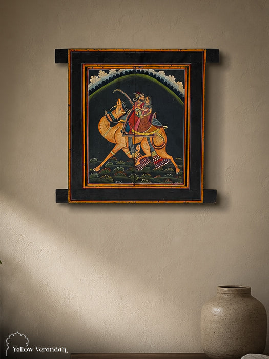 Pichwai Handpainted Wall Panel Window