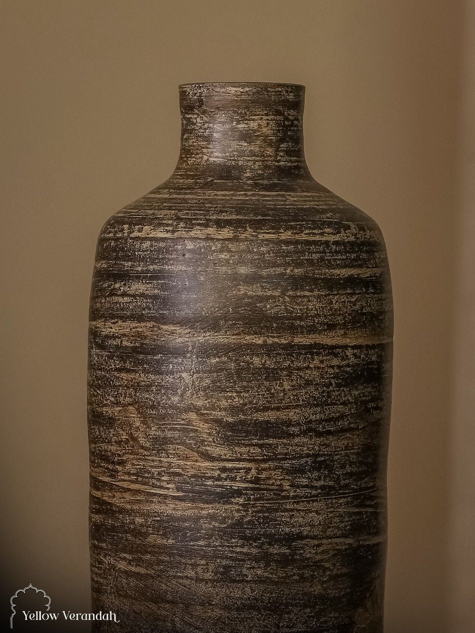 Turkish Terracotta Pot Vase - Earthy Finish