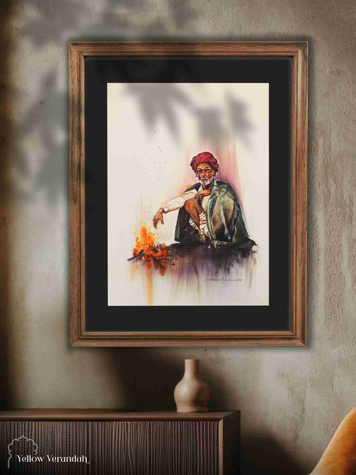 Limited Print Wall Frame - Village Series