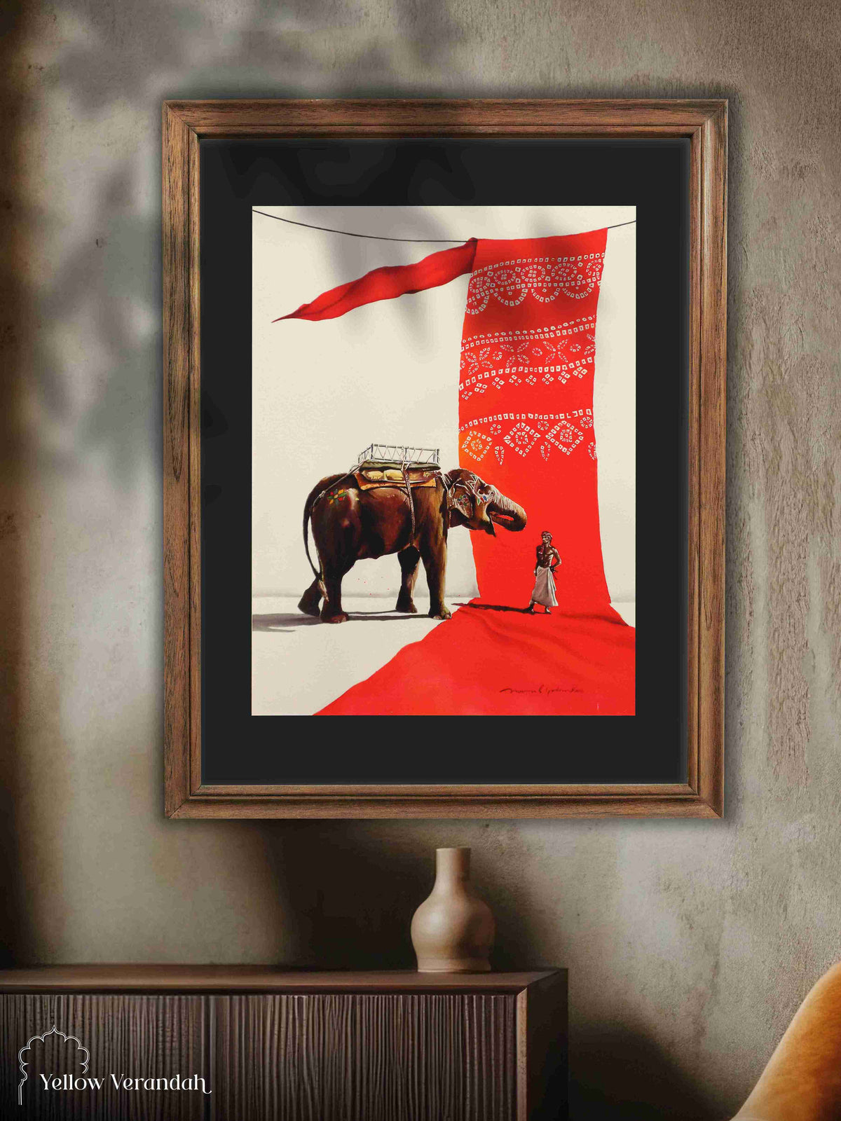 Limited Print Wall Frame - Elephant Series