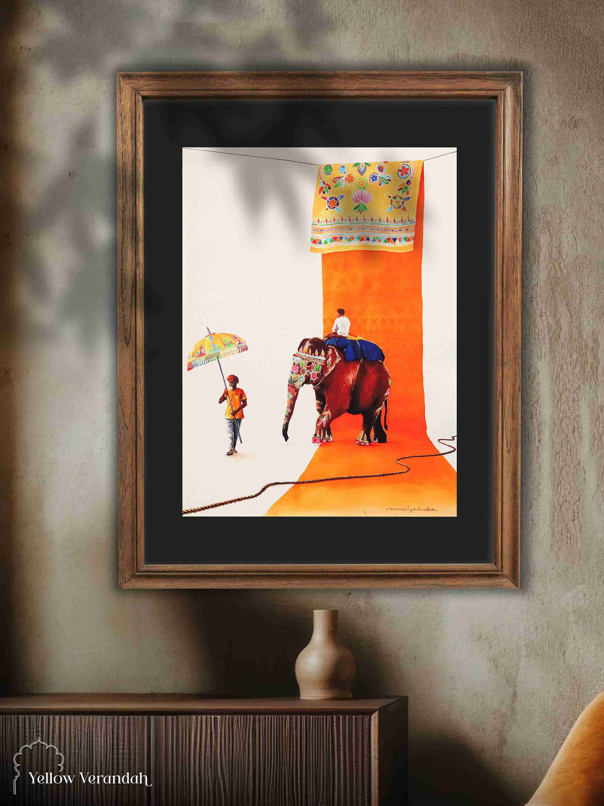 Limited Print Wall Frame - Elephant Series