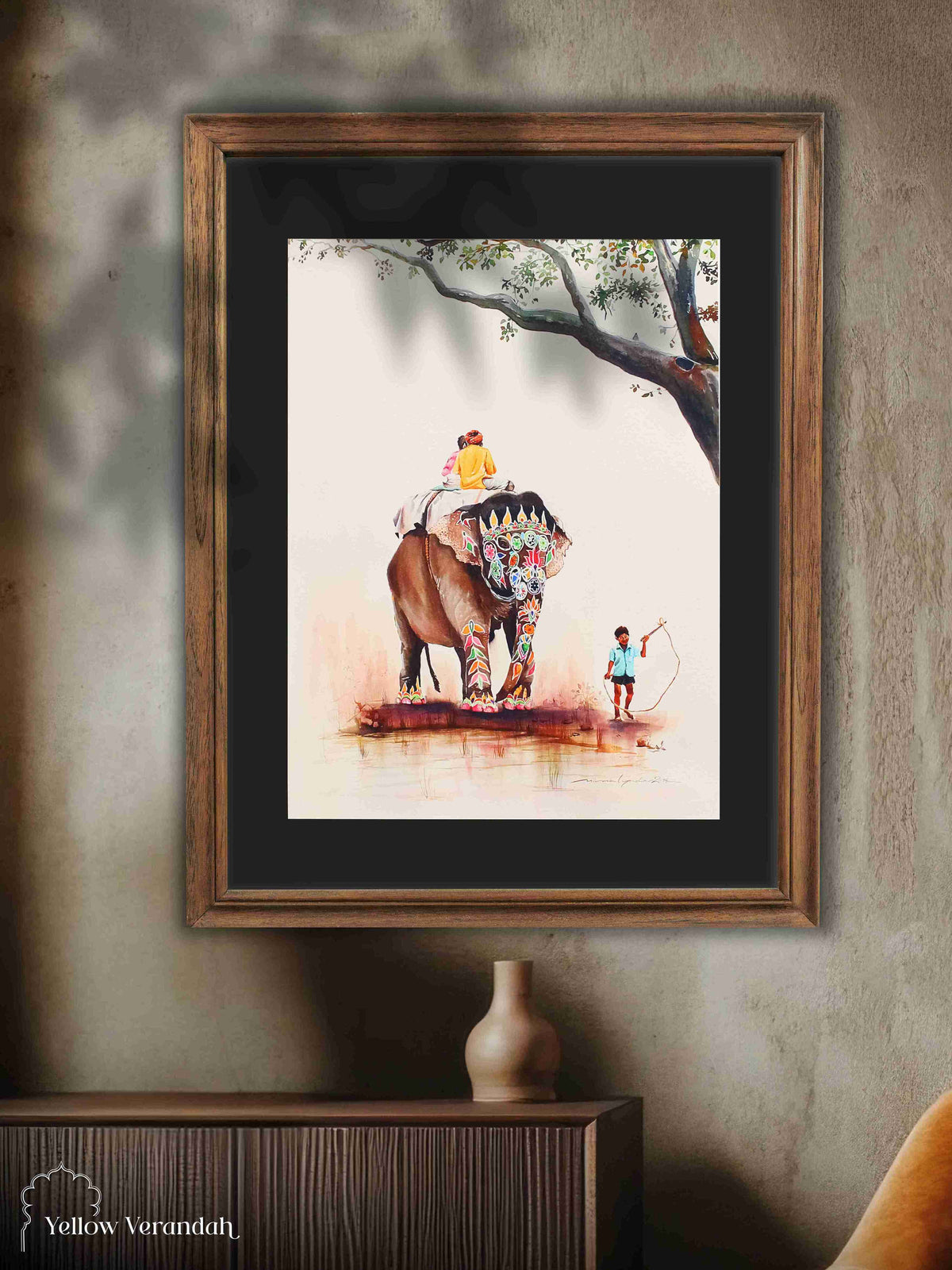 Limited Print Wall Frame - Elephant Series