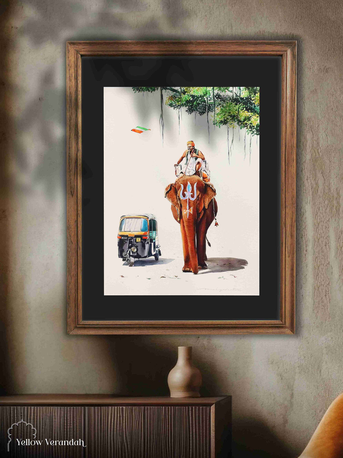 Limited Print Wall Frame - Elephant Series