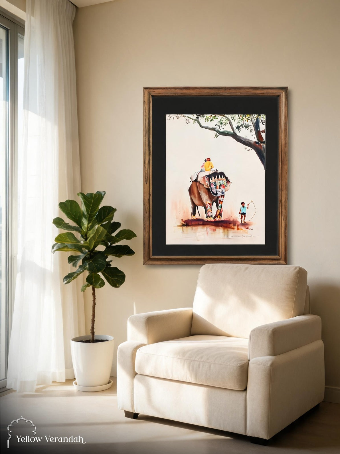 Limited Print Wall Frame - Elephant Series