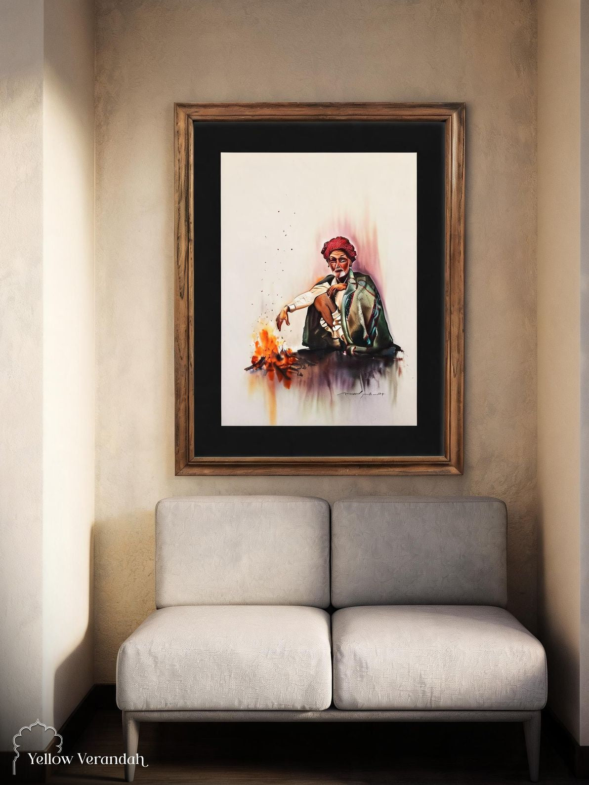 Limited Print Wall Frame - Village Series
