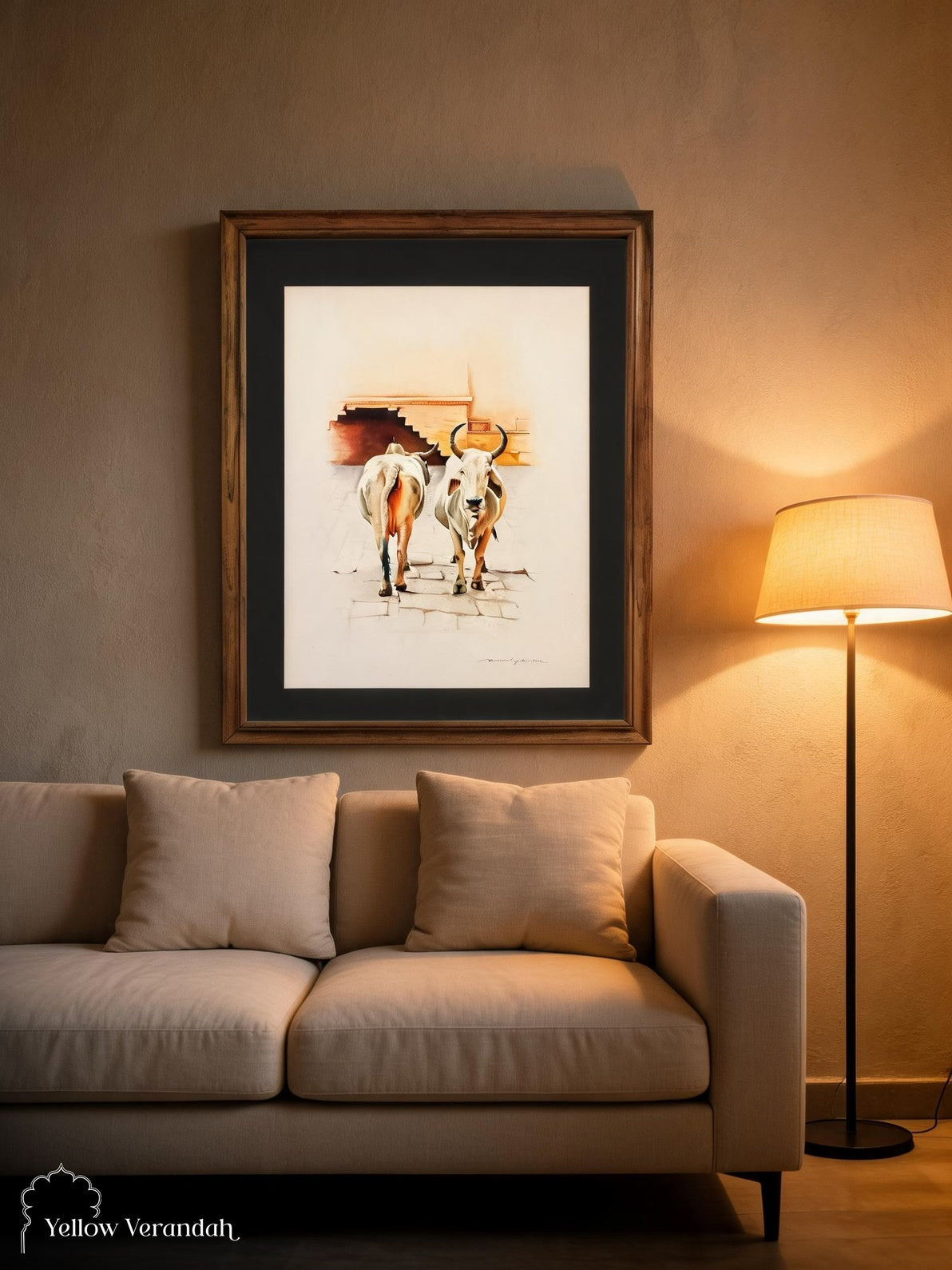 Limited Print Wall Frame - Village Series
