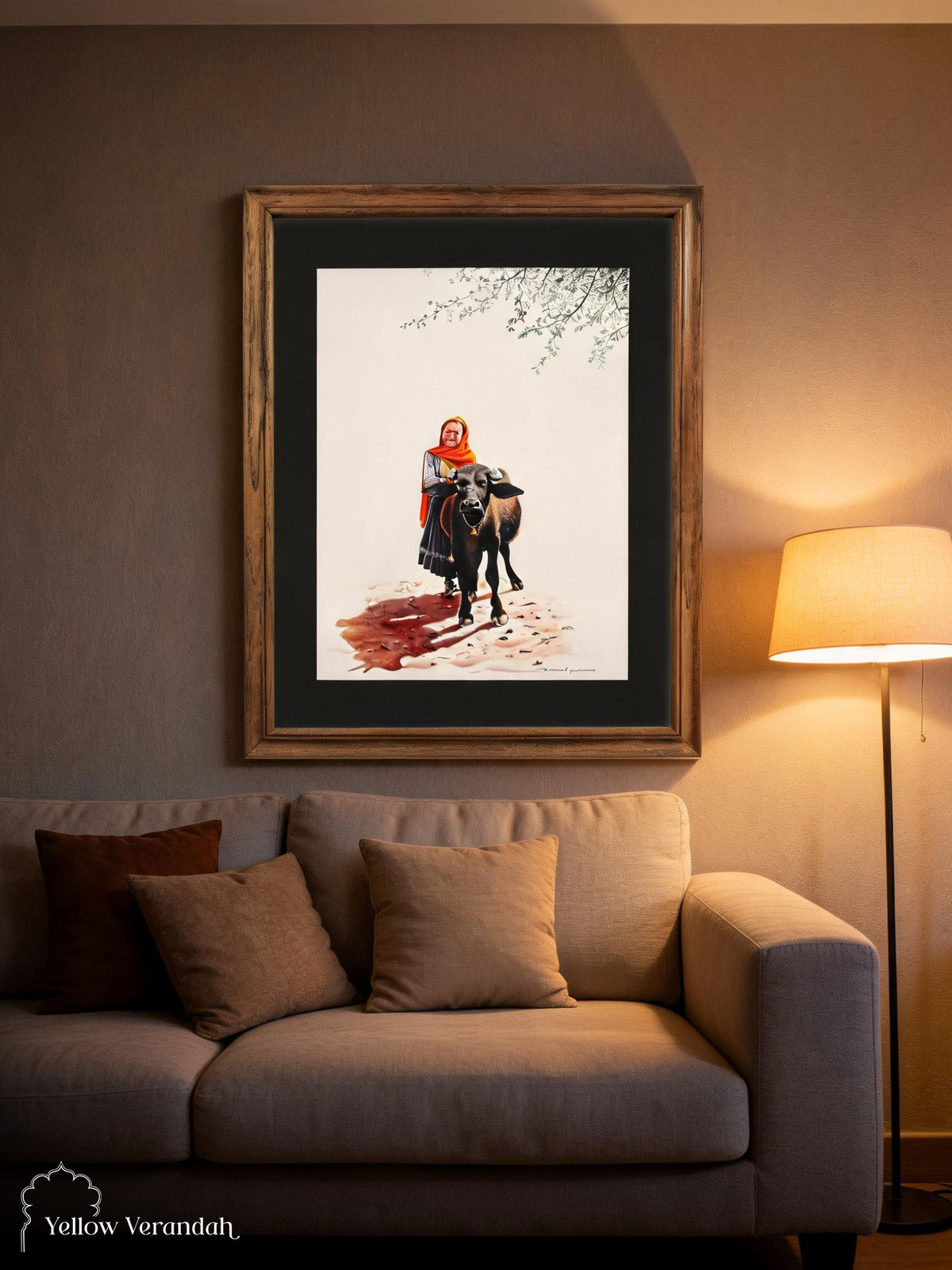 Limited Print Wall Frame - Village Series
